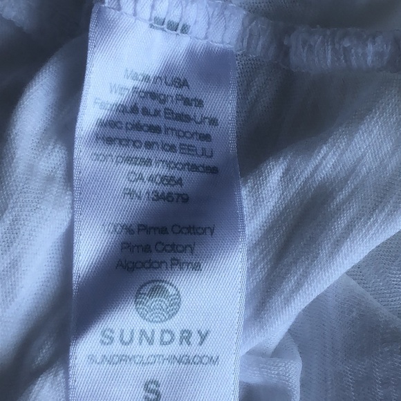 Anthro Sundry Je T'Aime Graphic Tee Size S - Picture 9 of 10